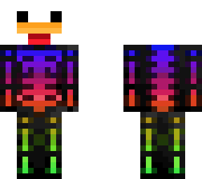 rgb skeleton chicken