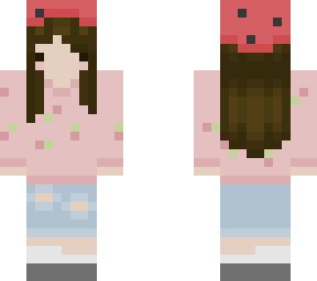 strawberry girl. (im tryna get better at the hair)