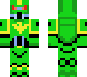the green robot dragon