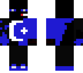 (az). blue gamer enderman
