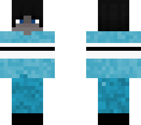 aqua - white - black skin