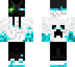 aqua enderman hoodie
