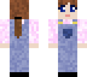 backwards girl in suspenders