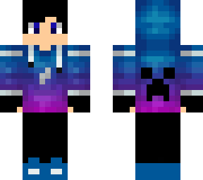 blue and purple