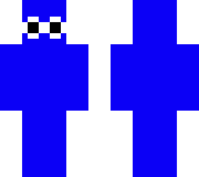 blue blob with glasses