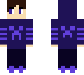 boy wearing a creeper hoodie