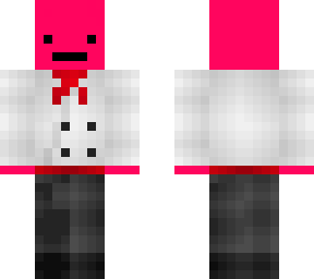 chef with unrecognizable head face thing.