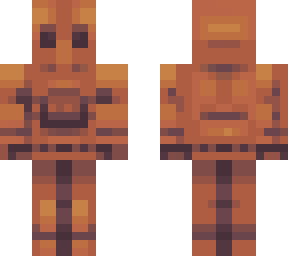 el golem de cobre sin oxidar
