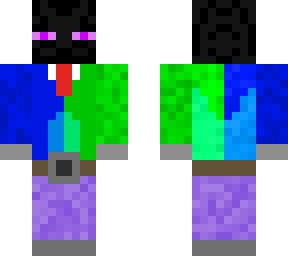 endermen-blue vs green