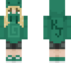 frog hoodie girl