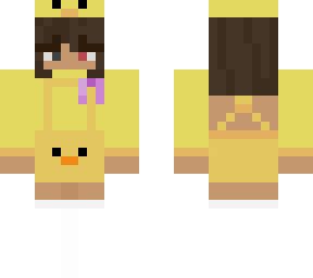 girl duck quackity cancer bow