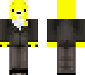 gold in tux