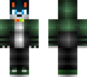 green hoodie wolf