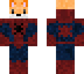 my attempt at a fox in spideman suit