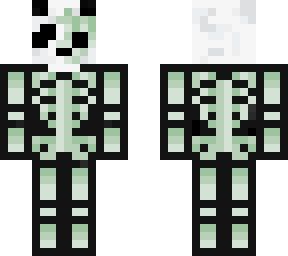 panda esqueleto