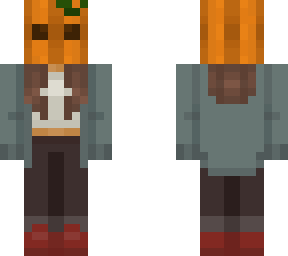 pumpkin on head