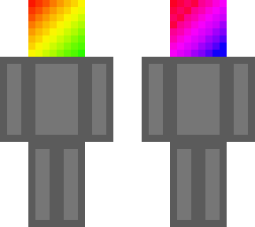 rainbow head