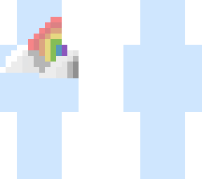 rainbow with clouds and stuff
