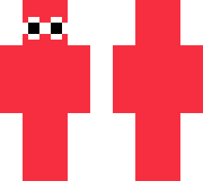 red blob with glasses