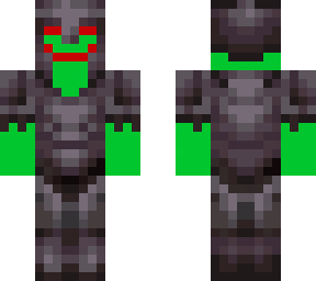 red lime laugher in netherite armour