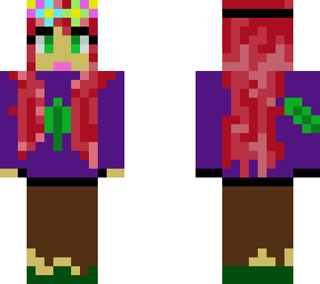 redhead leaf girl