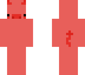 simple demonic pig