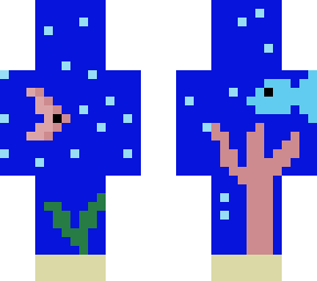 simple ocean pixel art