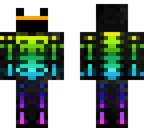 skeleton rainbow chicken