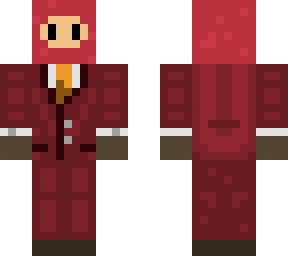 spy crab in a suit