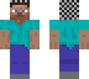 steave with chainmail helm