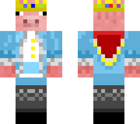technoblade skin blue