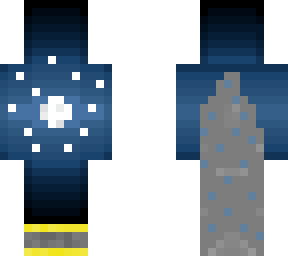 the sky bathes in the pearly light of the moon (pixel art)