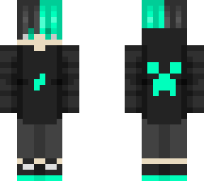 turquoise neon boy - #9