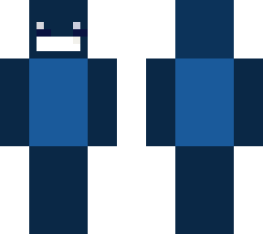 very blue robot