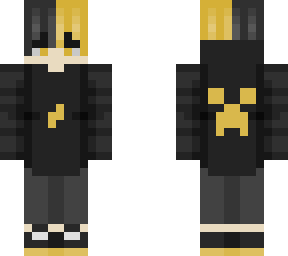 anime skin black & yellow