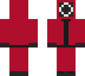 backward squid game guard (circle)