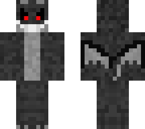 black smiling dragon