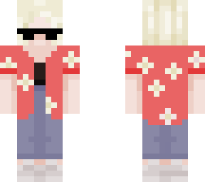 blonde flower shirt