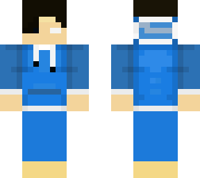 blue shirt boy