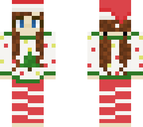 christmas tree sweater girl