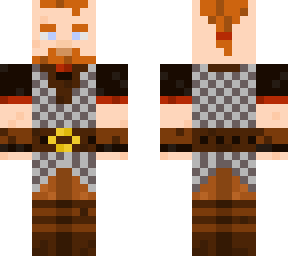 ginger viking- red accents