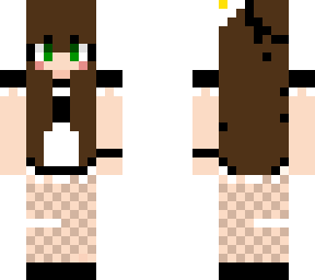 girl in maid dress