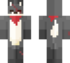 grey fox [with red bandana!]
