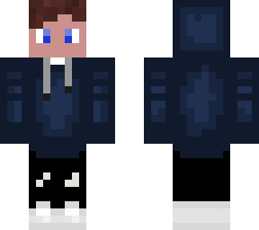 guy with a blue sweater