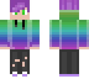 light purple, bluish purple, lime, light green skin (edited)