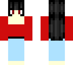 made another skin for my friend minecraftcutie