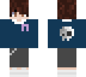 my skin with cancer ribbon