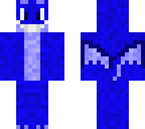navy smiling dragon