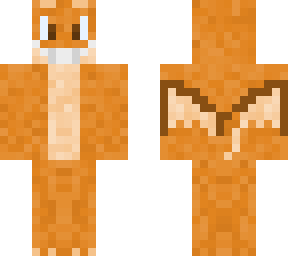 orange smiling dragon