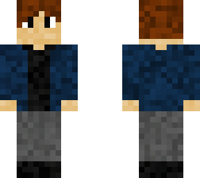 person with navy jacket